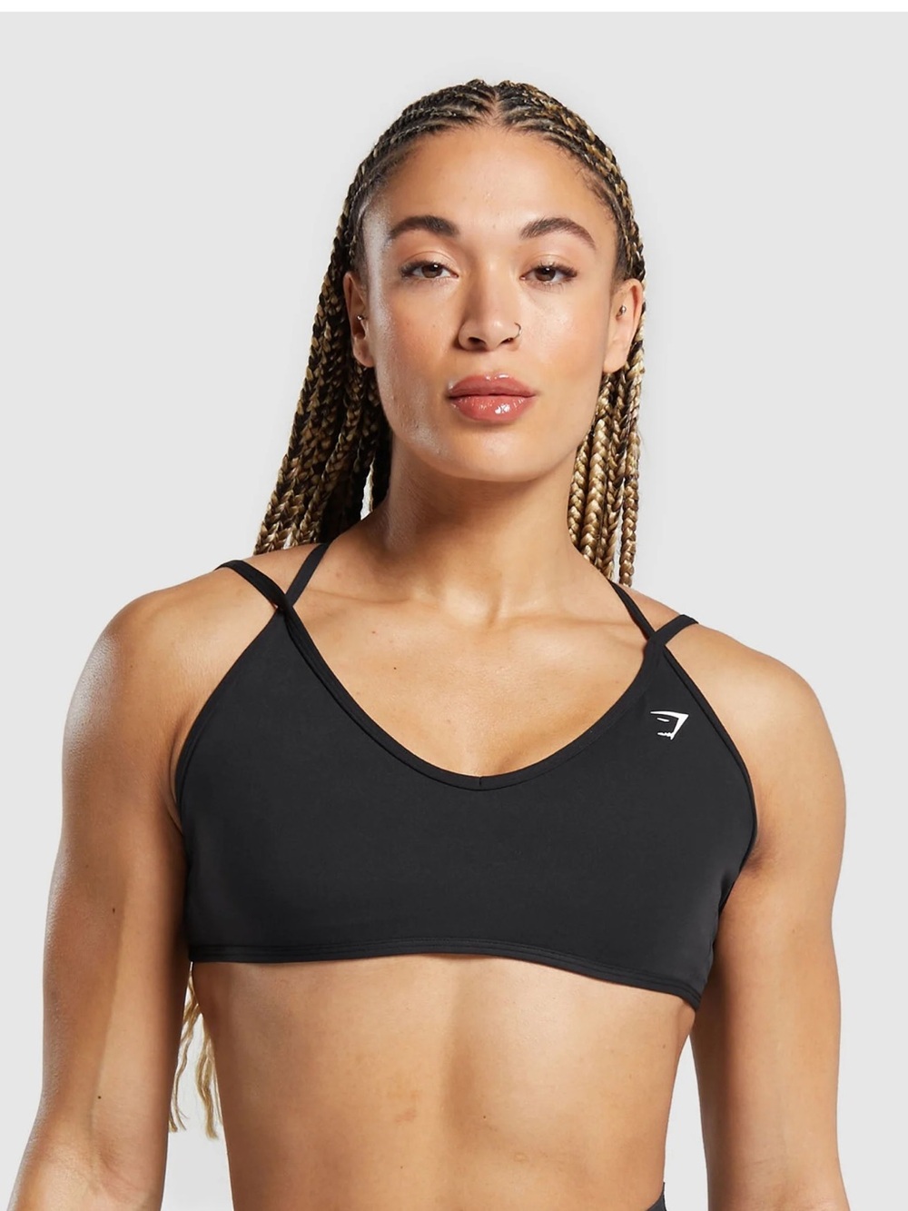 Gymshark Grey Double-Strap Sports Bra